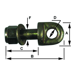 Bolzen Durchmesser 20 für Stabilisator