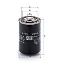 MANN  Ölfiltereinsatz W9404