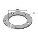Anneau de renfort 170 mm pour bineuse adaptable - BlackSteel©