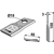 Couteau gauche pour faucheuse BCS TRACTORS 58029096 adaptable - Blacksteel©