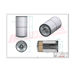 Filtre à huile adaptable HIFI FILTER SO10076