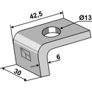 Klemmstück für Schwader MASSEY FERGUSON FEL160305 – Nachbau  