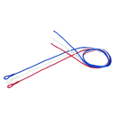 Cordelette perlon rouge et bleu 2 x 7 m pour vêlage KAMER