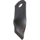 Cuchilla curvada 140 x 40 x 8 mm para trituradora KUHN - NOBILI 36015091 adaptable