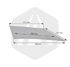 Etrave gauche pour charrue GOIZIN 11454 adaptable