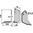Fräsmesser - links HOL01L Holder Nachbau