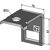Halter für Zinken 45x10 - 60x60 - Bohrung 13