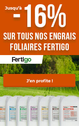 Jusqu'à 16% de réduction sur notre gamme d'engrais Fertigo