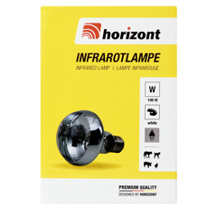 Ampoule infrarouge 100 W claire - HORIZONT