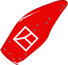 Versoir 14'' - 20'' gauche pour charrue KVERNELAND KK08322994 adaptable - Blacksteel©