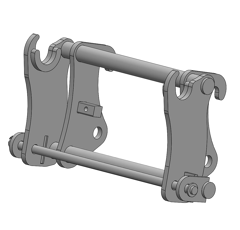Interface pour télescopique JCB COMPACT/MANITOU adaptable