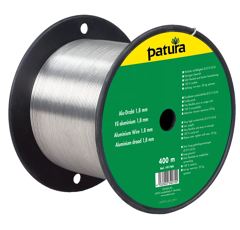 Fil aluminium  Ø1,8 et Ø2,0 mm (rouleau de 400m) | PATURA