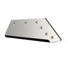 Soc carbure Droit à pointe boulonnée 14" BL pour charrue KUHN HUARD 622170 adaptable