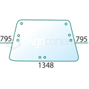 Pare-brise pour machine agricole JOHN DEERE L78726 adaptable