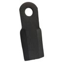 Couteau droit pour broyeur 197x60mm TORTELLA 2987030 adaptable - Blacksteel©