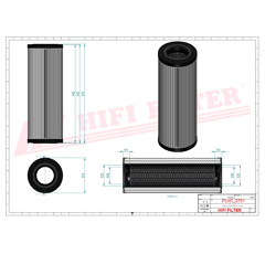 Filtre hydraulique adaptable HIFI FILTER SH52344
