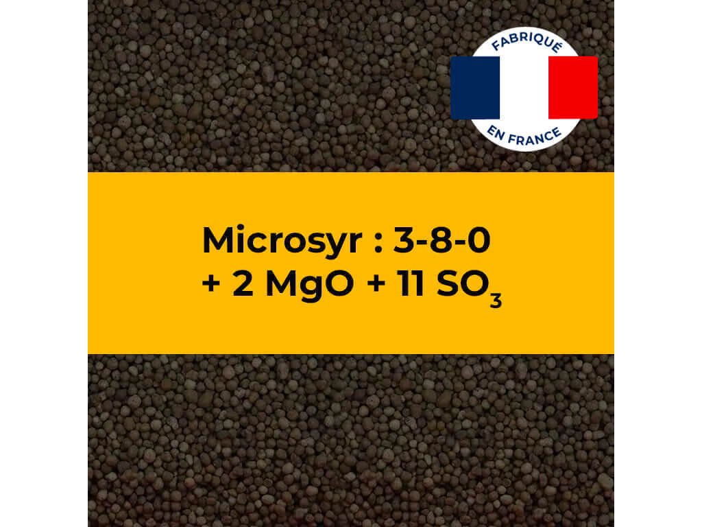 MICROSYREngrais organominéral NP (38,5) + MgO (2) SO3 (11) et Zinc