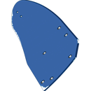 Streichblech-Hinterteil - rechts 3441030M Lemken by Muzzi Industrie