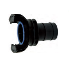 Raccord pompier annelé avec verrou Ø 50 x 55 adaptable