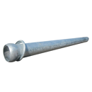 Tube galva droit 3 m x Ø 150 mm