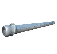 Tube galva droit 3 m x Ø 150 mm