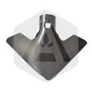 Soc triangulaire 190 x 4 mm adaptable