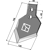 Soc 198 mm pour cultivateur adaptable