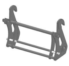 Interface d'accroche pour chargeur télescopique CLAAS adaptable