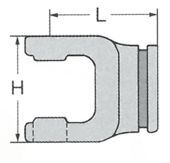 Rillengabel B50420B- 43,5 x 3,4 125083... Benzi