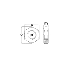 Écrou fin gauche M18 x 1,5 mm pour tracteur CASE IH 0.900.0779.5 adaptable