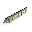 Contre-sep Gauche carbure et rechargement pour charrue GOIZIN 10584 adaptable