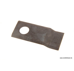 KM-Klinge rechts gekröpft, 96x3 mm, 19 Loch KM96GEK Deutsche EA-Qualität Härte 50+ 
