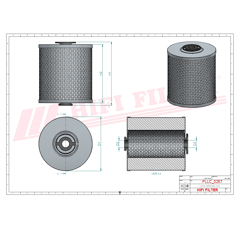 Filtre à huile adaptable HIFI FILTER SO7106