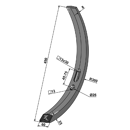 Schmalschar, Hartmetall beschichtet 506008EXT Köckerling Nachbau