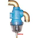 Siphon avec raccord supérieur coudé Ø 80 mm