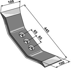Tiefenlockererschar 3715M Pegoraro Nachbau