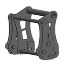 Interface d'accroche pour télescopique BOBCAT /CLAAS SCORPION adaptable