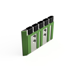 Contre-sep Gauche carbure équerres et rechargement pour charrue OVERUM 94289 adaptable