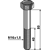 Boulon M16x1,5 x 80 pour broyeur AGRIMASTER adaptable - Blacksteel©
