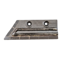 Soc de rasette Gauche carbure et rechargement pour charrue DEMBLON 472 G adaptable