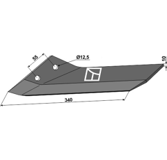 EP Schar - Hartmetall - Länge 264 - Gewicht 2.670 kg - Mehrere Marken