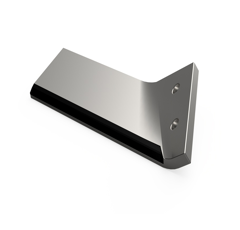 Anlagensech rechts 341 mm aus Hartmetall f. Kurzscheibenegge LEMKEN 3374460 - Nachbau