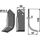 Fräsmesser Rechts 150 x 50 Comeb Nachbau