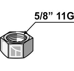 Tuerca 5/8" 11G adaptable