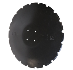 Disque crénelée ∅414x5 pour déchaumeur SULKY/SKY 092747 adaptable - Blacksteel©