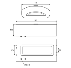 Réservoir à carburant pour tracteur MASSEY FERGUSON 181637M91 adaptable