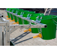 Niche à veau Premium XXL avec enclos