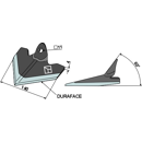 Cœur 140 x 4 mm pour bineuse EINBÖCK 15.266.01 adaptable | renforcé - BlackSteel©