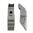 Pointe de décompacteur avec plaquettes carbure, rechargement et plaquettes arrière AMAZONE 951368 adaptable