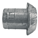 Raccord mâle entrée Ø 102 mm sortie Ø 108 mm embout adaptable